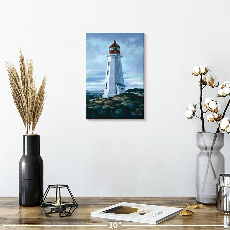 Lilie Peggy's Cove Lighthouse, 24" H x 16" W