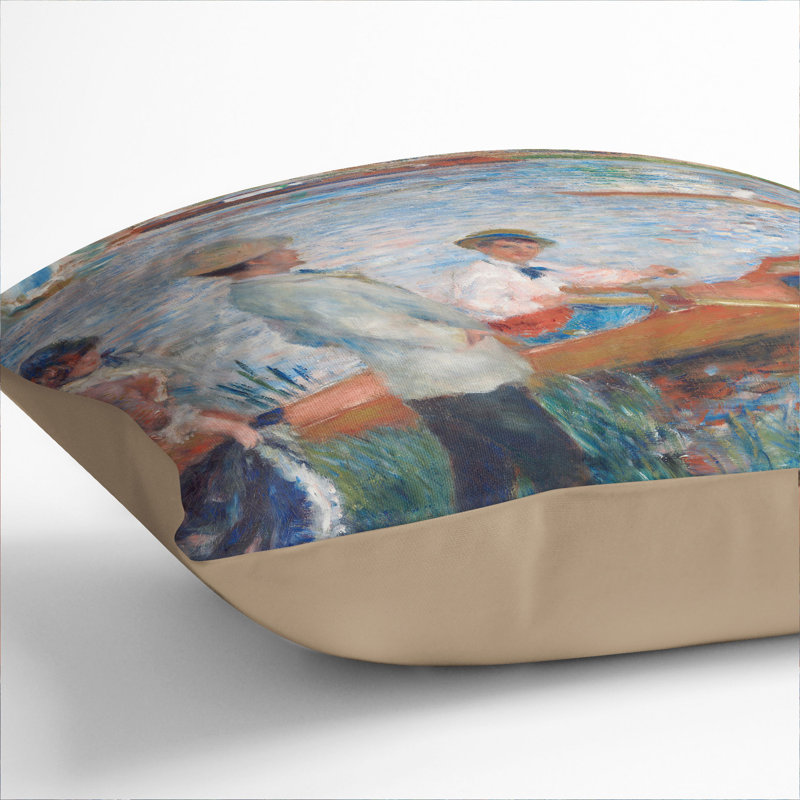 Square Cushion, 55cm H x 55cm W x 20cm D, Stone
