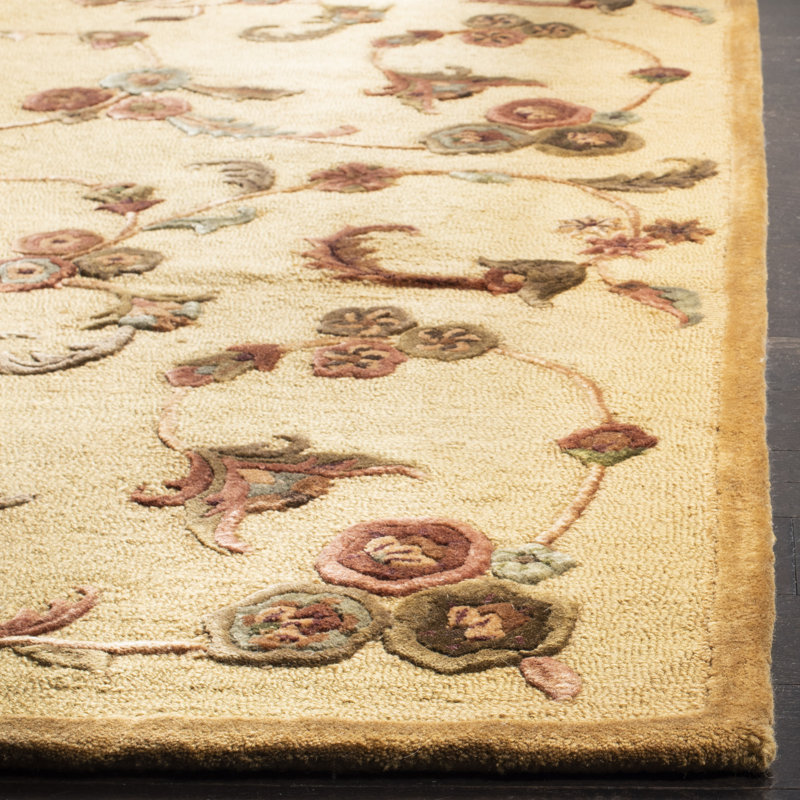Imperial Imperial Wool Floral Rug, Rectangle 5' x 8'