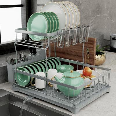 Adjustable Stainless Steel Dish Rack
