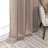 Jhoniel Fabric Fusion Linen Look Printed Room Darkening Curtain Pair-1285809870-1285809869