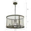 Lustre tambour 4 lumières style lanterne trulli