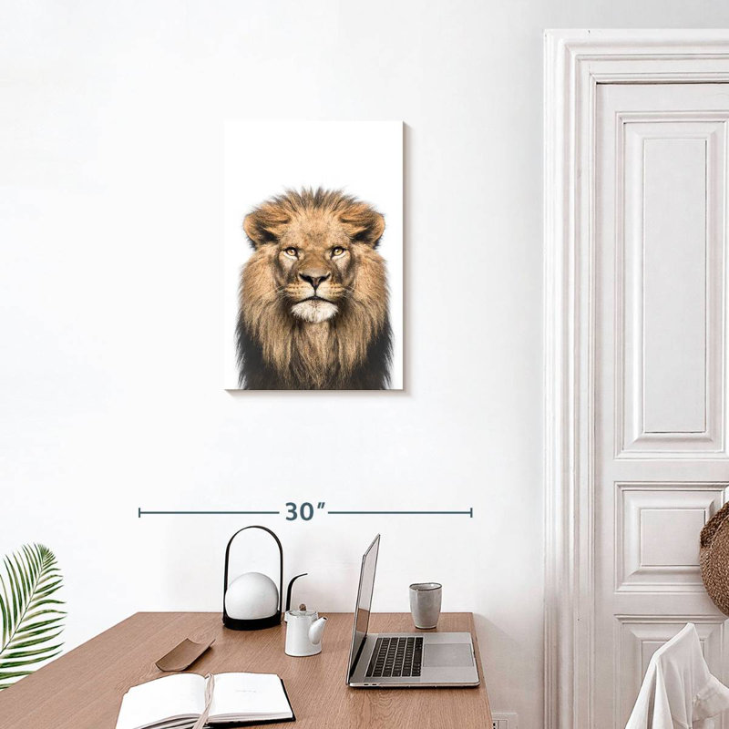 Noble lion Brampt, H 24 po x l 16 po