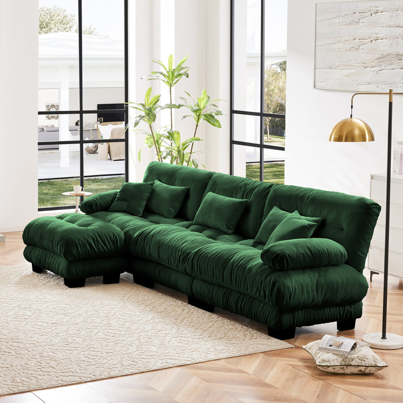 Chenille Modular Sectional Sofa