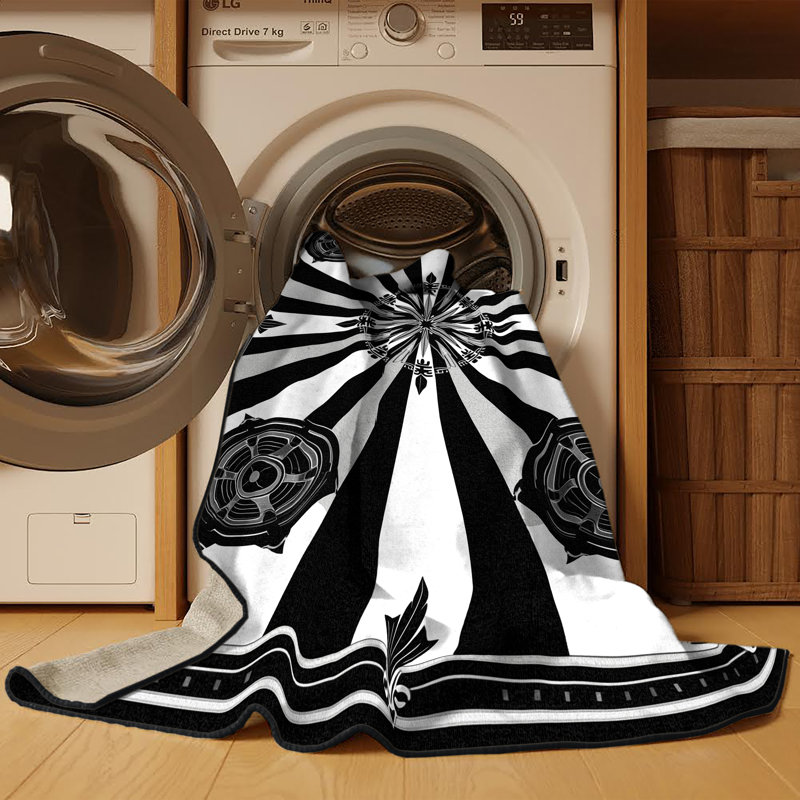 Tapis rouge chic et luxueux lavable à la machine Pacen, 2 pi x 3 pi