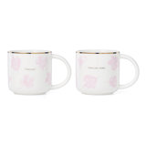 Spring Pansies Mugs, Set of 2