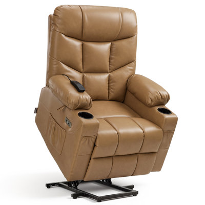 Fauteuil releveur électrique standard, similicuir
