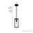 Squire Manor 1 - Light Rectangle Mini Pendant-74777654