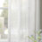 Larsa Linen Blend Sheer Curtain Single Panel-1397415987-1397415986
