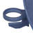 Folding Outdoor Adirondack Chair For Relaxing, Hdpe All-Weather Fire Pit Chair, Patio Lawn Chair For Outside Deck Garden Backyardf Balcony, Navy Blue