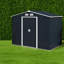 Remises en acier durable, design contemporain, rangement extérieur spacieux