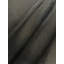 Tapis uni en cuir de vache noir