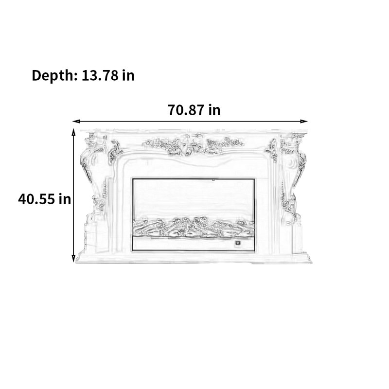 Meuble télé American, 70.87"