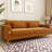 Deondry 85.63" Velvet Square Arm Sofa-484596844