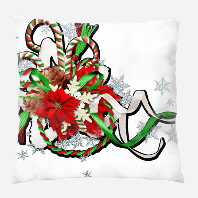 Canvas Outdoor Reversible Throw Pillow