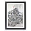 High Mountain by Wang Yuanqi - Picture Frame Art Print-55641888-55641879