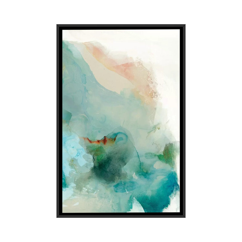 « aversion ii », reproduction d’impression sur toile tendue, H 26 po x l 18 po x P 1,5 po, Toile avec cadre noir