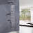 3-Function Wall Mount Complete Shower System With Rain Shower Head, Handheld Shower And Tub Spout-126503603