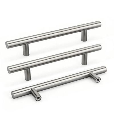 20 Pack 4 inch Brushed Nickel Cabinet Pulls Stainless Steel Drawer Pulls, Durable Kitchen Cabinet Handles - Bathroom Bedroom Dresser Handles Easy DIY Upgrade