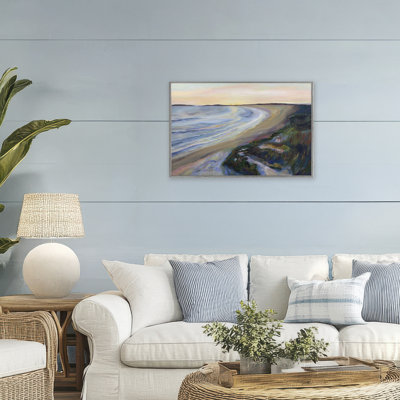 Giclée encadrée par Morning Stroll Shore, conception de Jeanette Vertentes