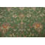 Tapis vert teint à la main kazak à teinture végétale 8 x 10