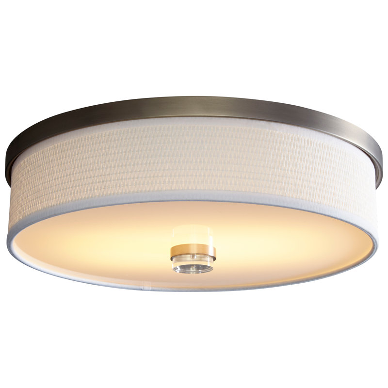Plafonnier encastré 2 lumières Gash, H 7,75 po x l 14,5 po x P 14,5 po