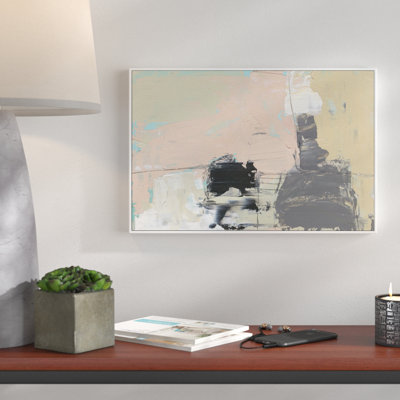 " Pink-A-Boo VI " Painting Print