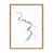 Toile avec cadre naturel