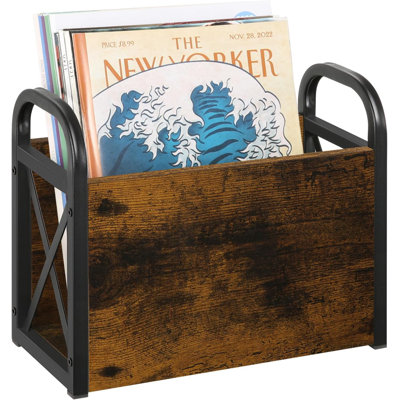 Magazine Holder, Magazine Rack Floor, Magazine Storage Basket, Folder Organizer Bin For Books, Newspapers, Tablets