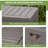 20-Gallon Outdoor Deck Box – Brown Lockable Storage Chest, Waterproof For Gardening Tools And Patio Furniture