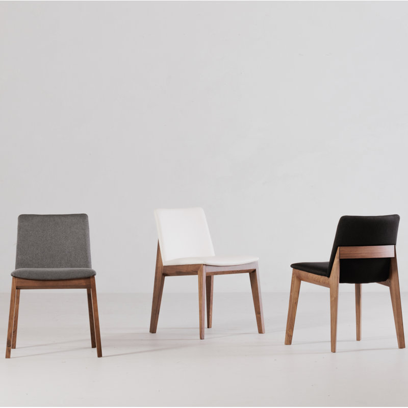 Side Chair in Grey, Gray, Brown