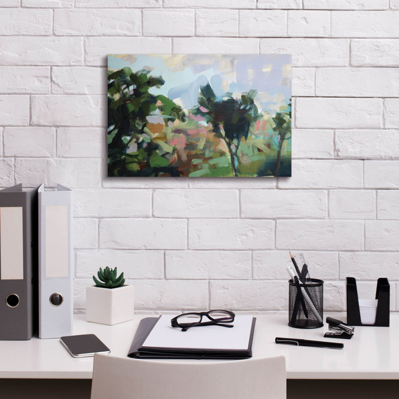 Sur toile, L 18 po x H 12 po