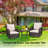 2 - Person Patio Conversation Sets with Cushions-111352195