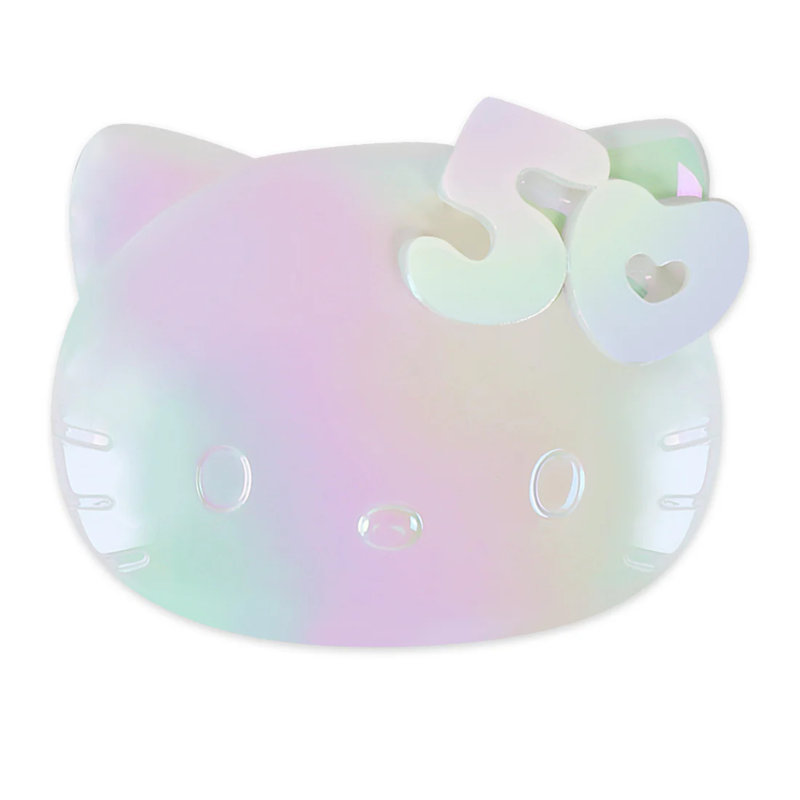 Hello Kitty Kawaii Lighted Compact Mirror for Purses with 2X Magnification and Soft Touch Switch