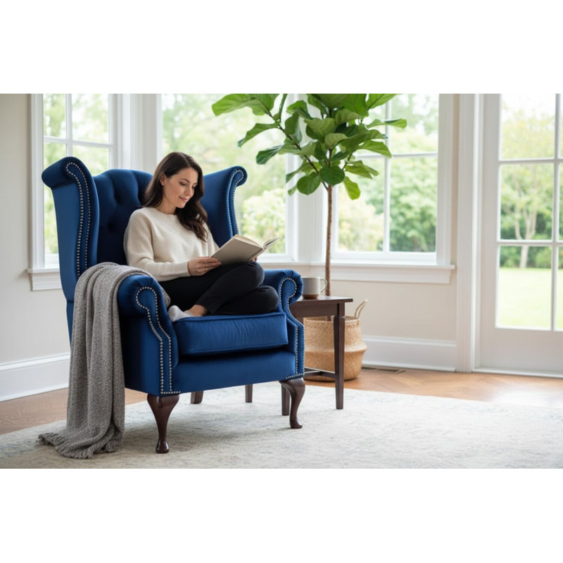 Upholstered Wingback Chair