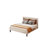 Bettyjean Wingback Platform Bed: Wood & Metal Frame + Underbed Storage-231956384-255304035