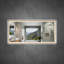 Miroir de salle de bain mural à DEL avec fonction antibuée et mémoire avec trois interrupteurs tactiles-88659154-91951163