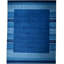 Handloomed Blue Gabbeh Tribal Wool Area Rug-1305313560