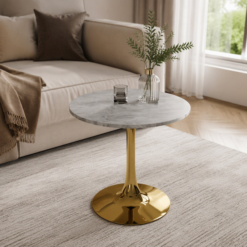 Table de salle à manger, Dark Gray/Gold