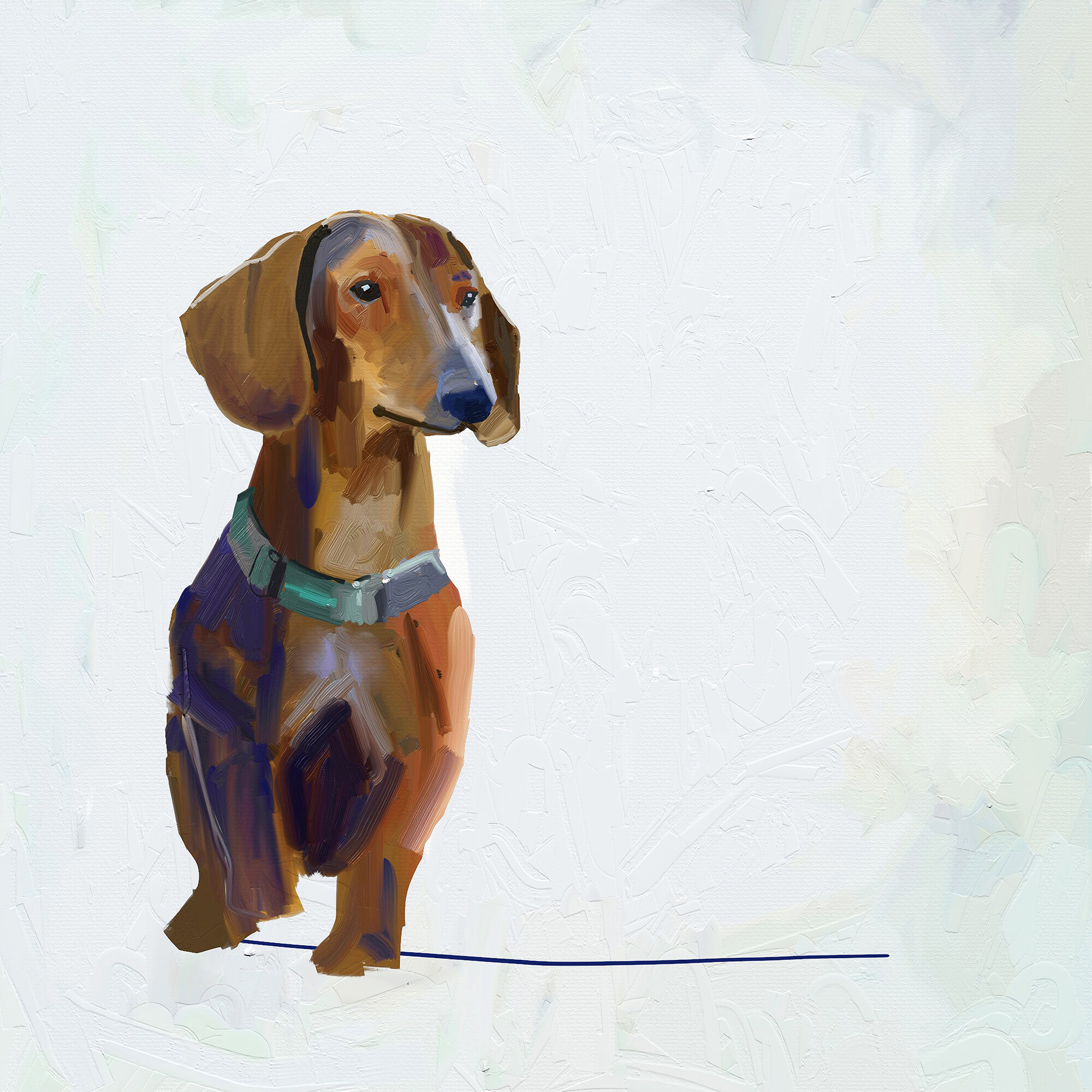 https://assets.wfcdn.com/im/56205237/compr-r85/1294/129439524/best-friend-dachshund-on-canvas-by-cathy-walters-painting.jpg