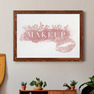 «Wake Up and Makquillage», reproduction d'art graphique sur toile