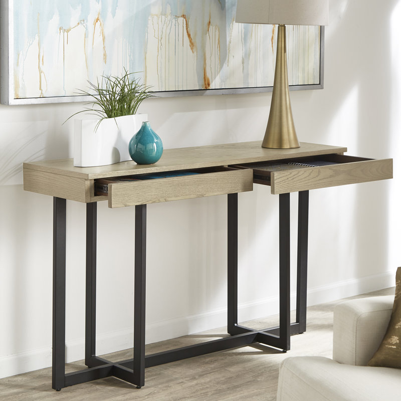 Console 47,25 po Hugo, Blanc ivoire