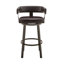 Tabouret de bar 26 po Jack, chaise pivotante, similicuir Jack, brun-73574006-73574010-73574011
