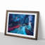 Night Lights of Hong Kong in Abstract - Picture Frame Graphic Art Print-55724768-55724769
