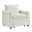 Canapé-lit 31 places convertible beige avec velours pour petit salon, lit ajustable à structure solide et moderne
