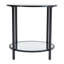 Glass Top End Table