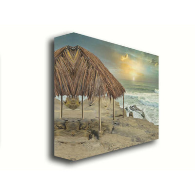 Windansea Sunset Luminar - Oil by Kelly Wade. Giclee Gallery Wrapped Canvas