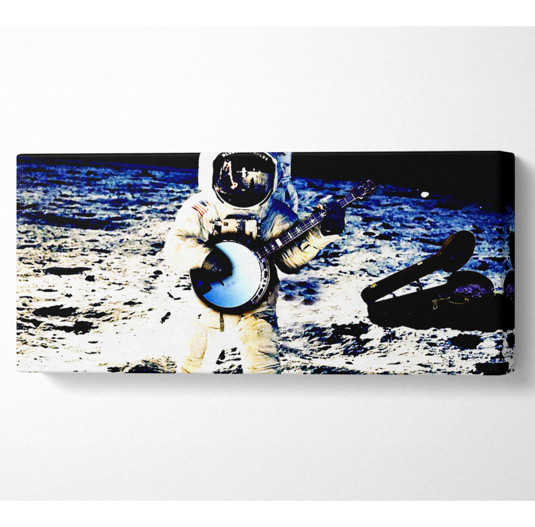 Space Banjo - Panorama-Kunstdrucke auf Leinwand - Wrapped Canvas