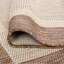 Tapis brun / crème Devon-923710505