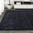 Anttwan Solid Shag Dark Navy Rug-837244529